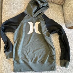 Hurley Kids Hoodie in Gray and Black